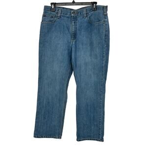 Carhartt 38x30 Relaxed Fit mens jeans denim pants cotton blend made in nicaragua